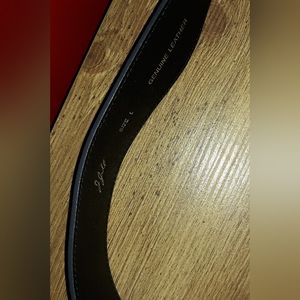 J Jill Women's Genuine Leather Black Belt Size Large